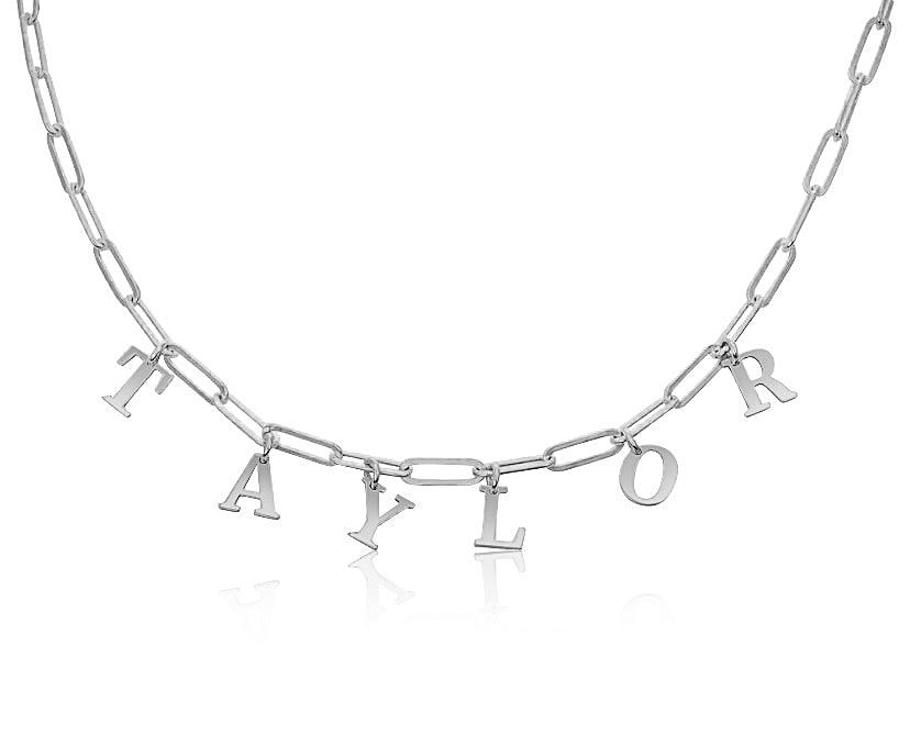 Word Choker Elia Rectangle Necklace - Anna Lou of London