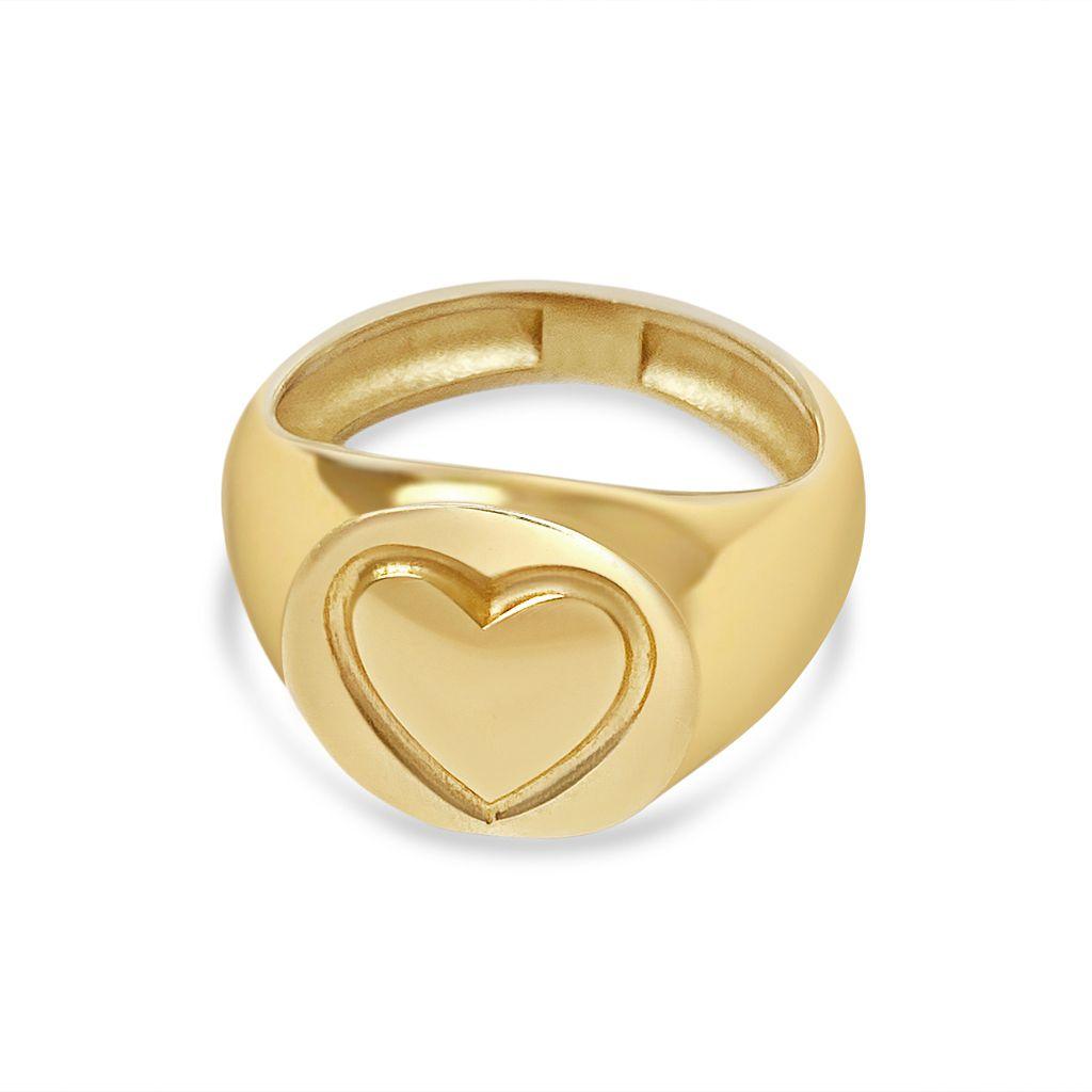 Heart Signet Ring - Anna Lou of London