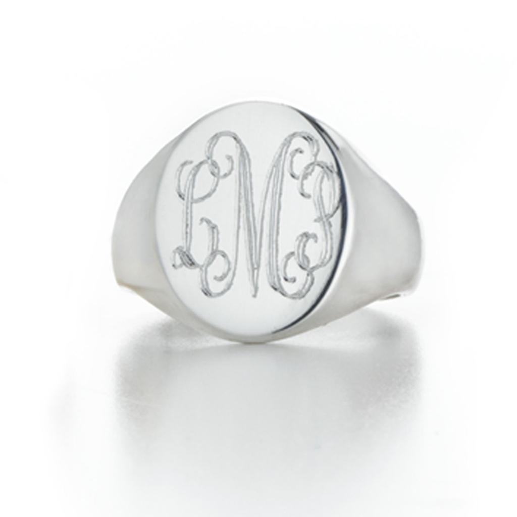 Monogram Signet Initial Ring - Anna Lou of London