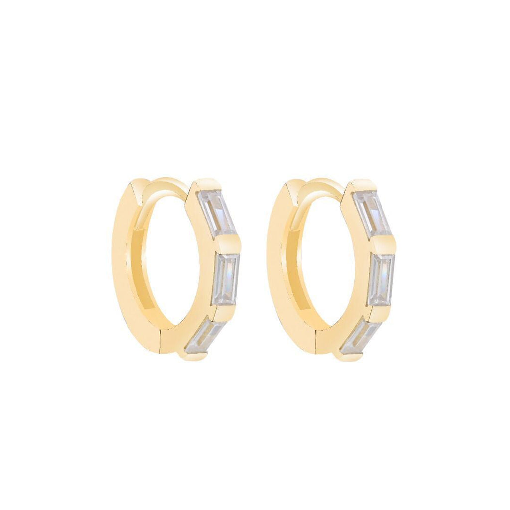 Mina Huggie Hoops - Anna Lou of London