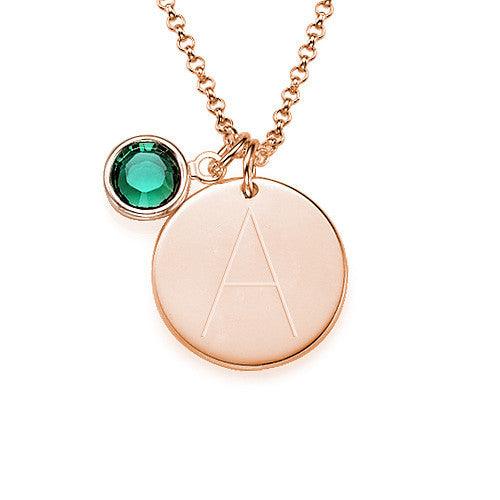 Initial Birthstone Necklace - Anna Lou of London