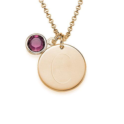 Initial Birthstone Necklace - Anna Lou of London