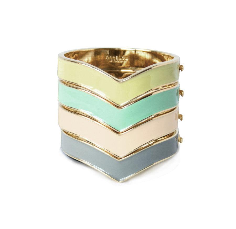 Chevron Bangle - Anna Lou of London