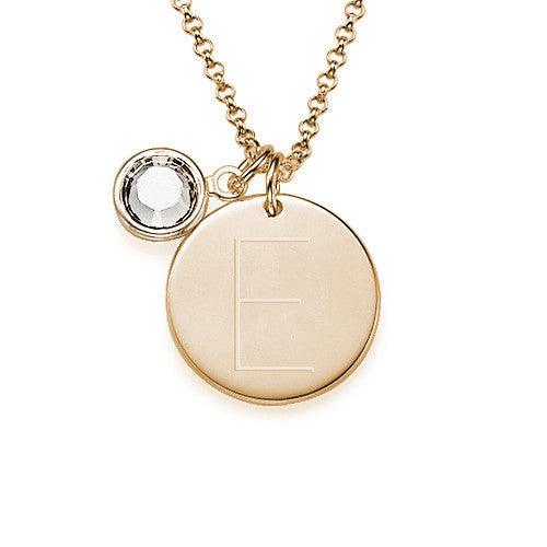 Initial Birthstone Necklace - Anna Lou of London