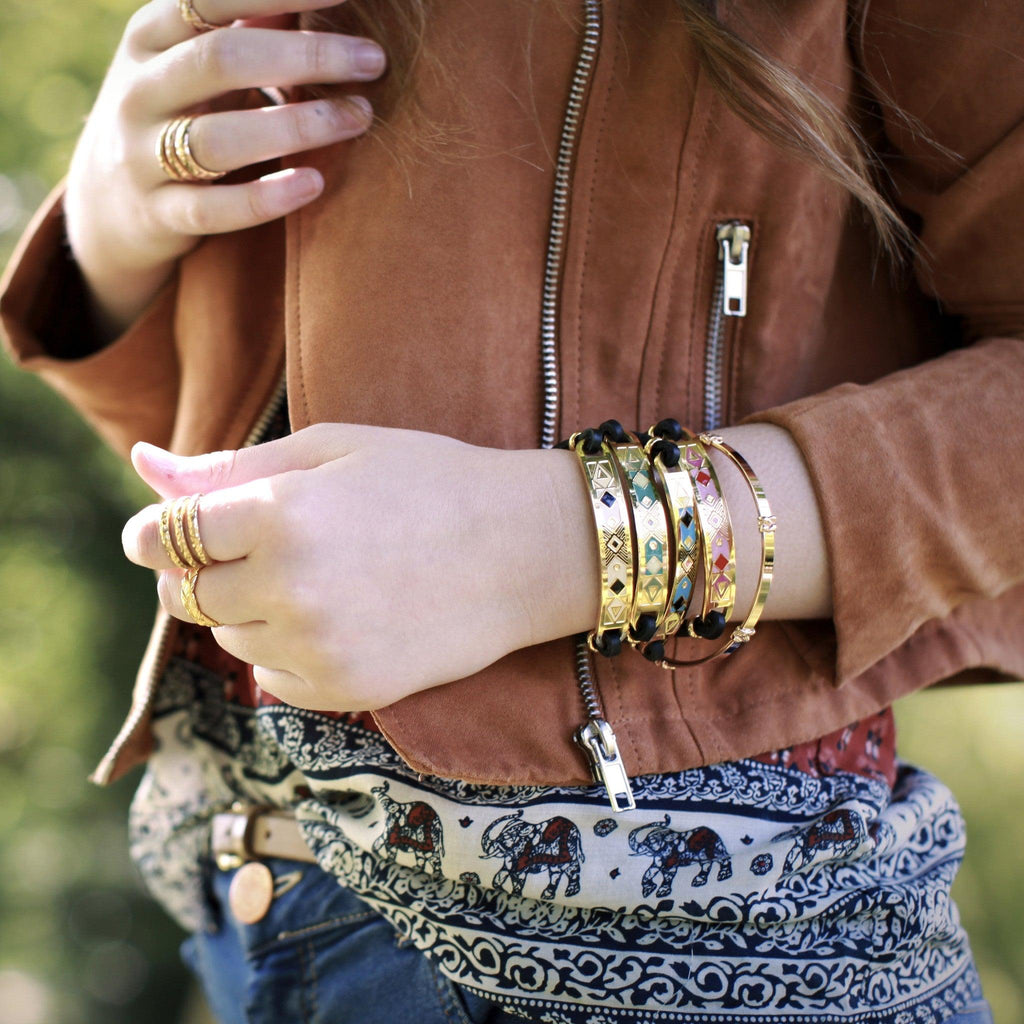 Aztec bracelets - Anna Lou of London