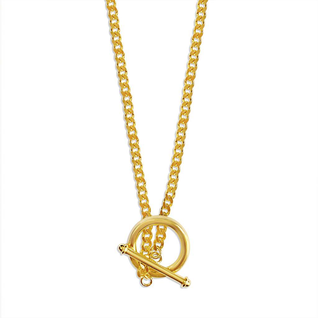 Zephyra Chain T-Bar Necklace - Anna Lou of London