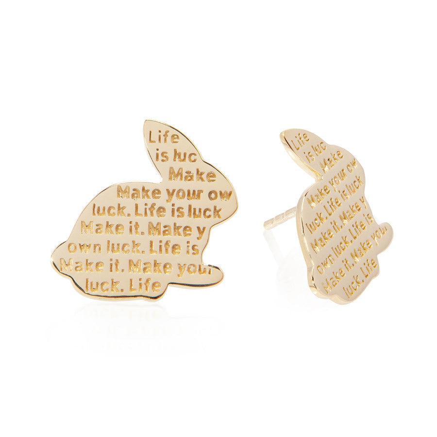 Lucky Rabbit Studs - Anna Lou of London