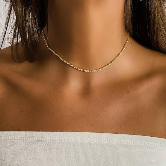 Tennis Chain Necklace - Anna Lou of London