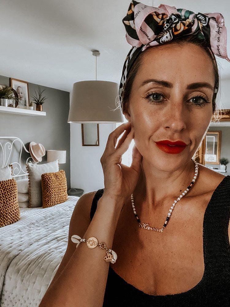 Aura Beaded Name Necklace - Anna Lou of London