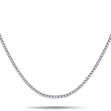 Tennis Chain Diamond Necklace - Anna Lou of London