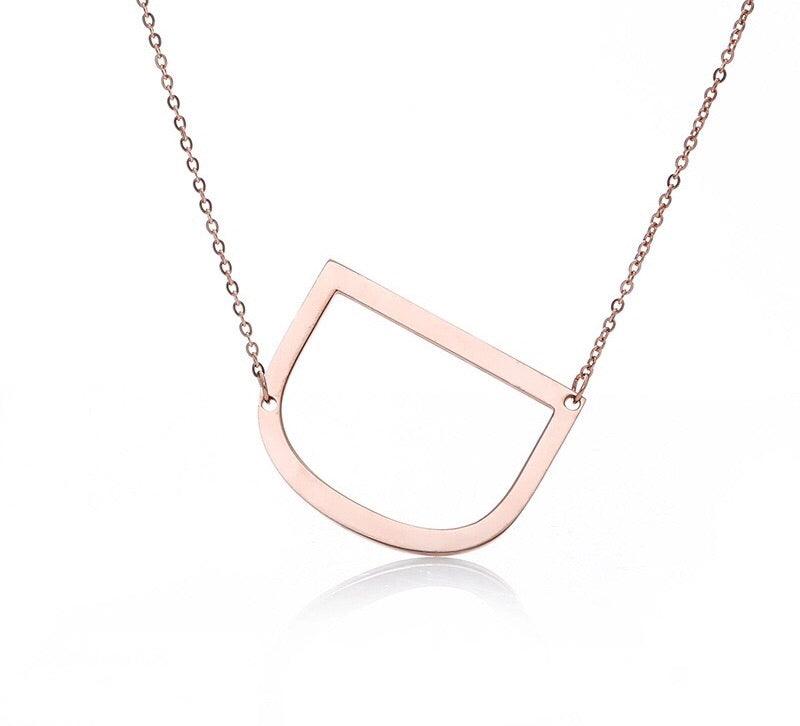Sideway Alphabet Necklace - Anna Lou of London