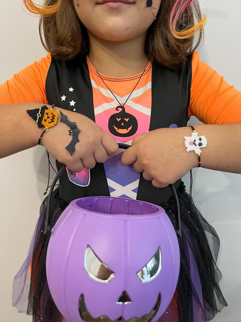 Halloween Miyuki bracelet - Anna Lou of London