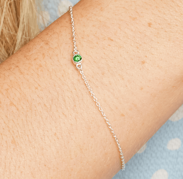 Audrey Birthstone Anklet - Anna Lou of London