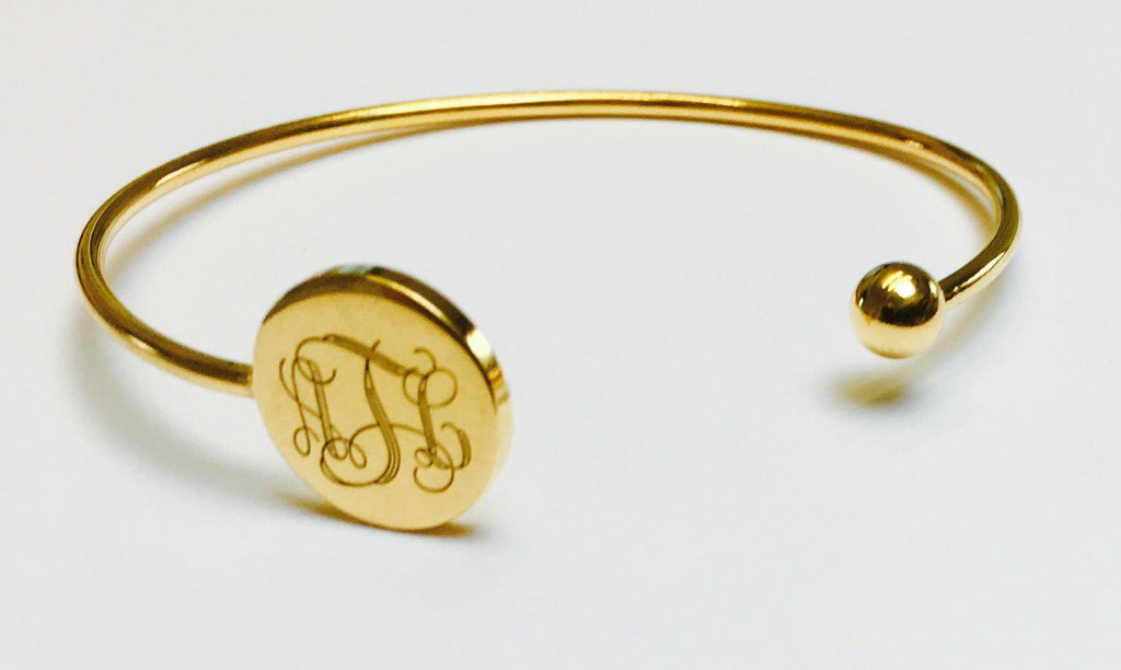 Monogram personalised cuff - Anna Lou of London