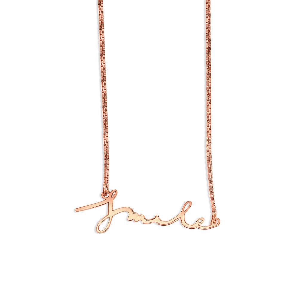 INPO Handwriting Name Necklace - Anna Lou of London