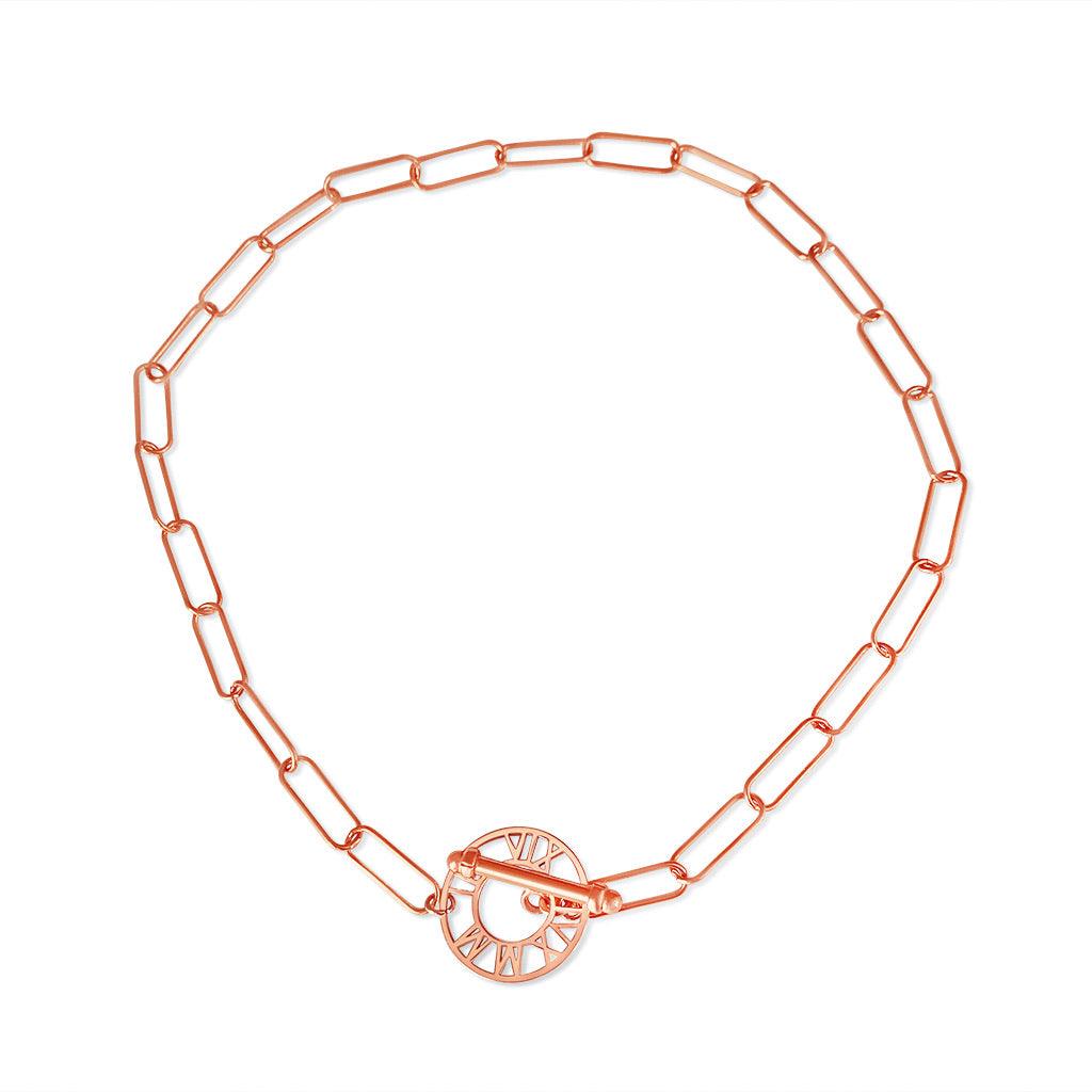 Special Date Rectangle Chain Necklace - Anna Lou of London
