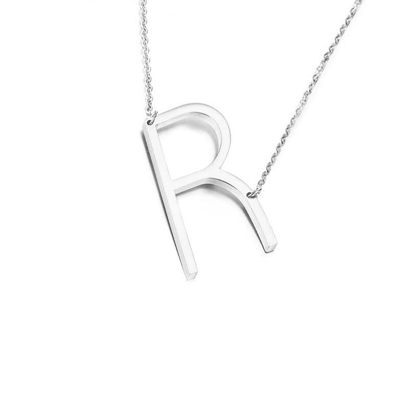 Sideway Alphabet Necklace - Anna Lou of London