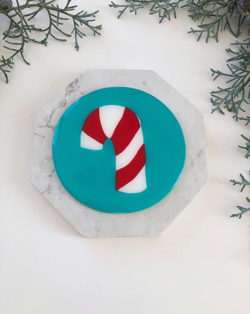 Candy Cane Coaster - Anna Lou of London