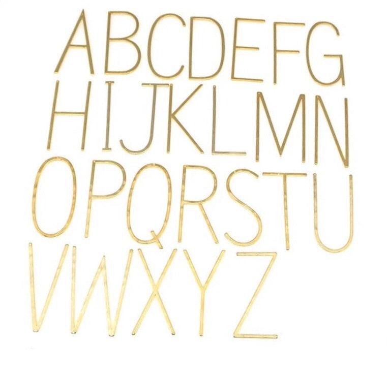 Sideway Alphabet Necklace - Anna Lou of London