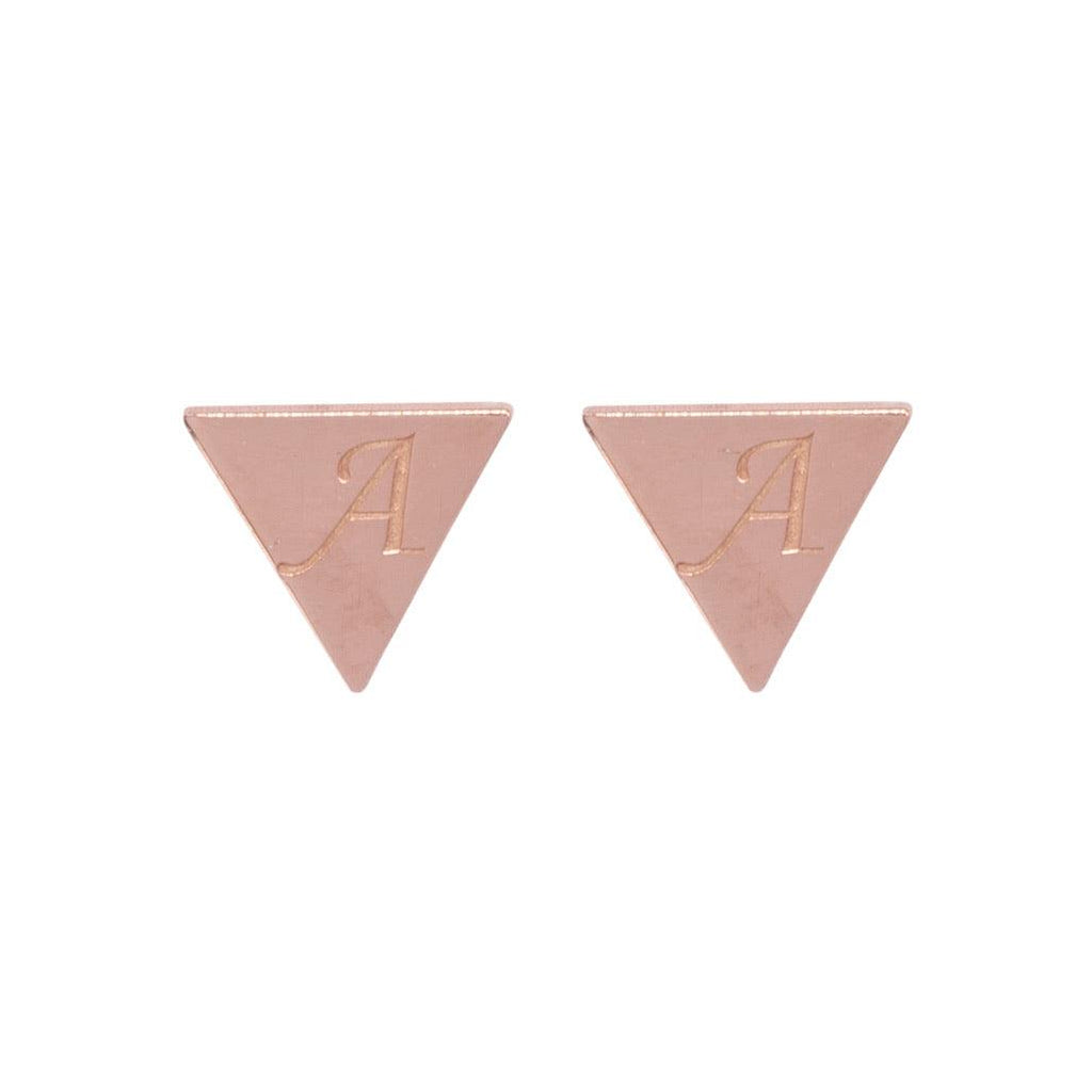 Bunting Initial Stud Earrings - Anna Lou of London
