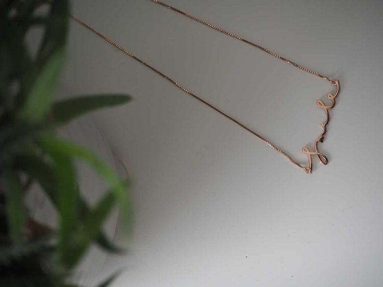 INPO Handwriting Name Necklace - Anna Lou of London