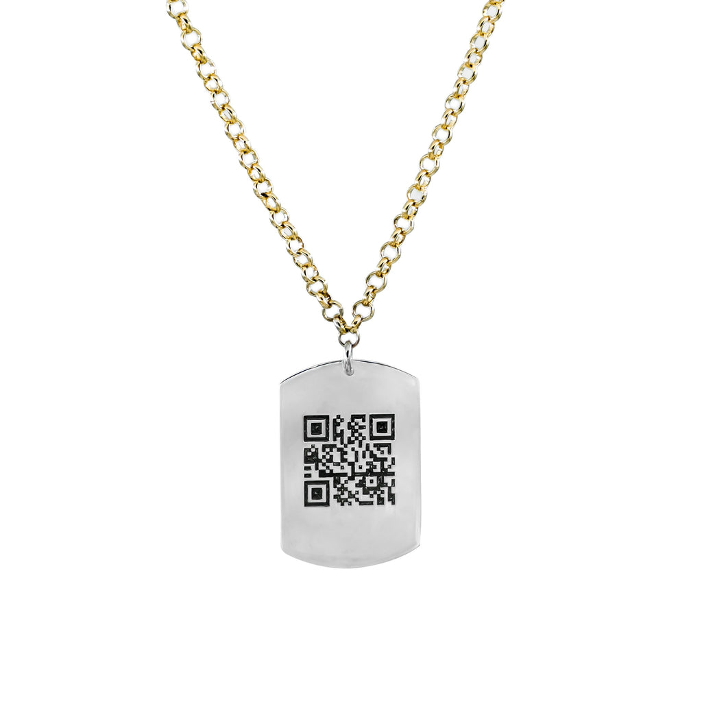 QR code dog tag - Anna Lou of London