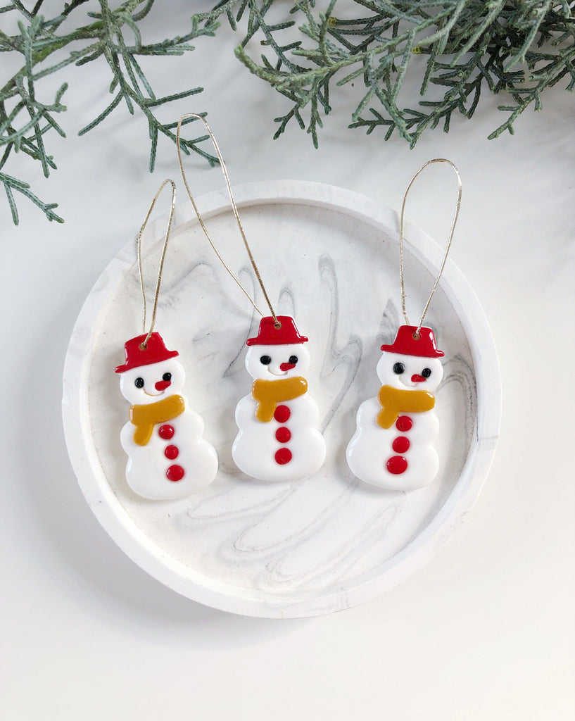 Snowman tree decoration - Anna Lou of London