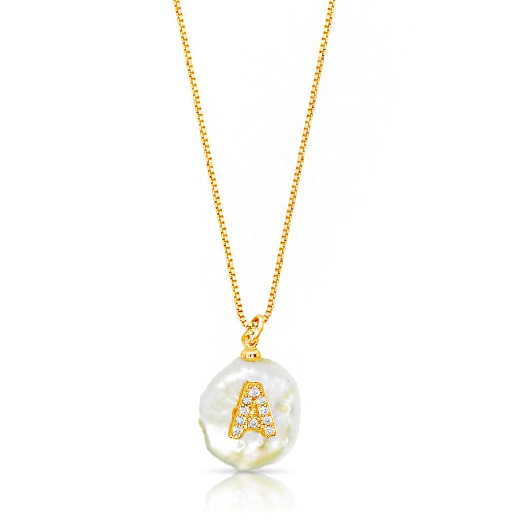 Letter Pearl Necklace - Anna Lou of London