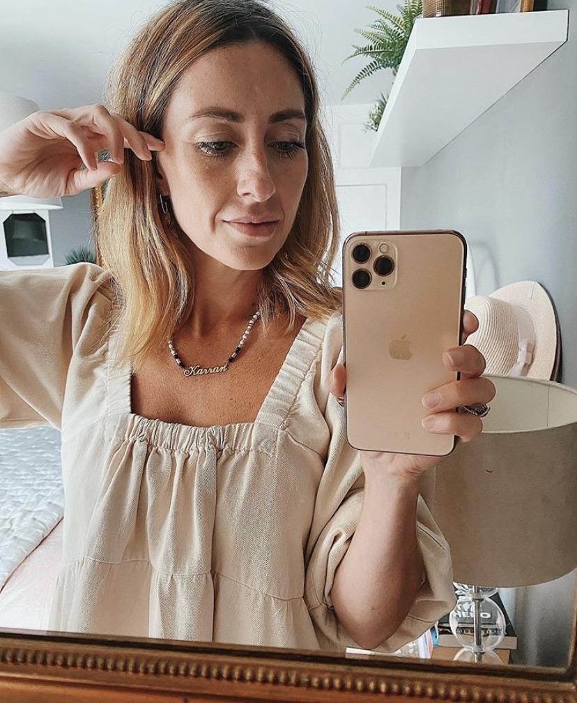 Aura Beaded Name Necklace - Anna Lou of London