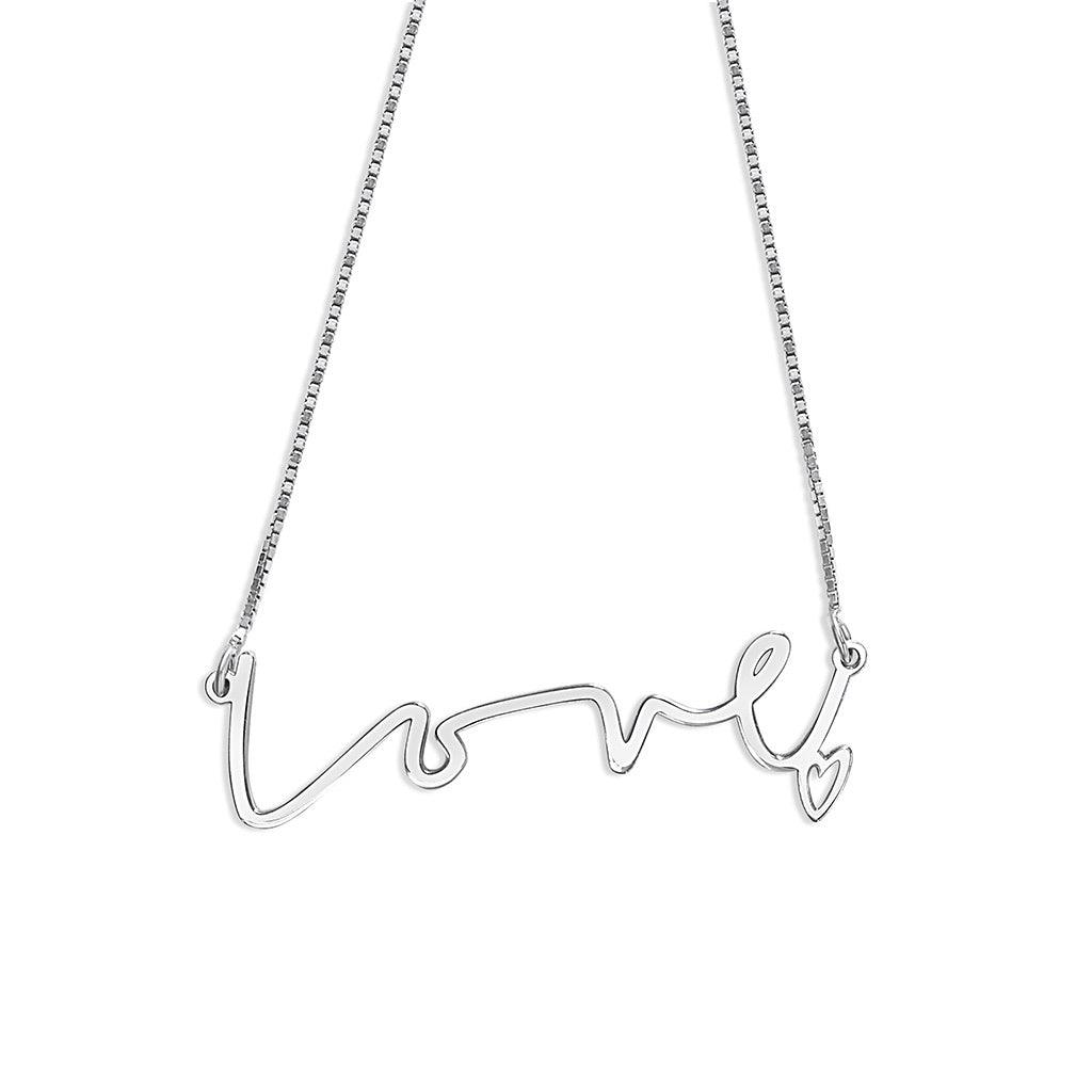 INPO Handwriting Name Necklace - Anna Lou of London