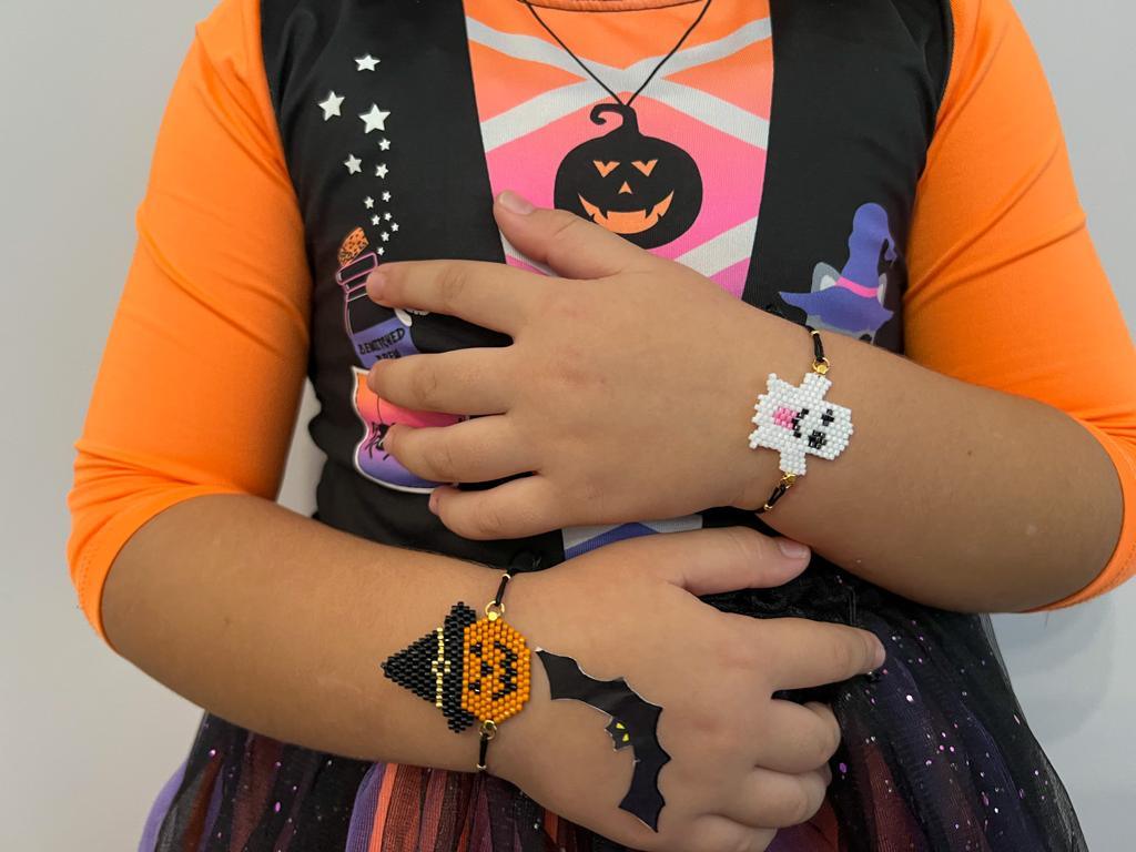 Halloween Miyuki bracelet - Anna Lou of London