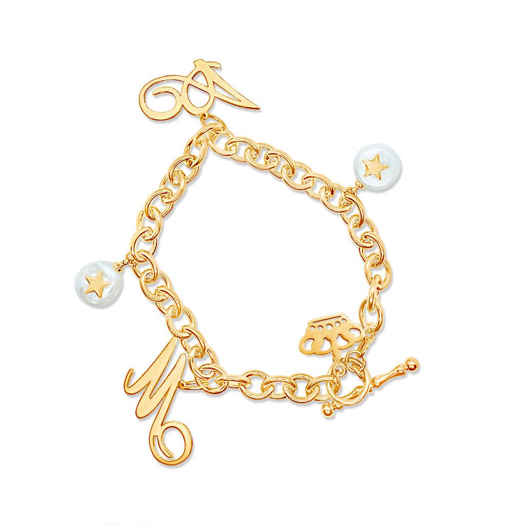 Letter Charm Bracelet - Anna Lou of London