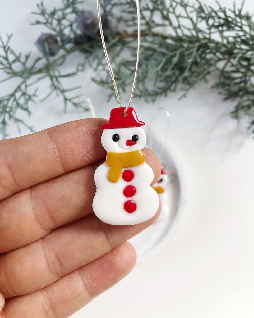 Snowman tree decoration - Anna Lou of London