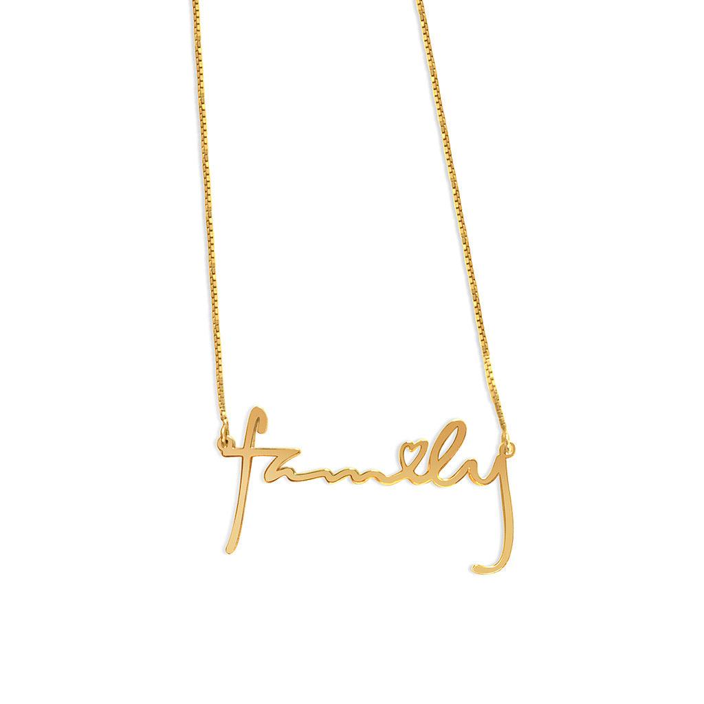 INPO Handwriting Name Necklace - Anna Lou of London
