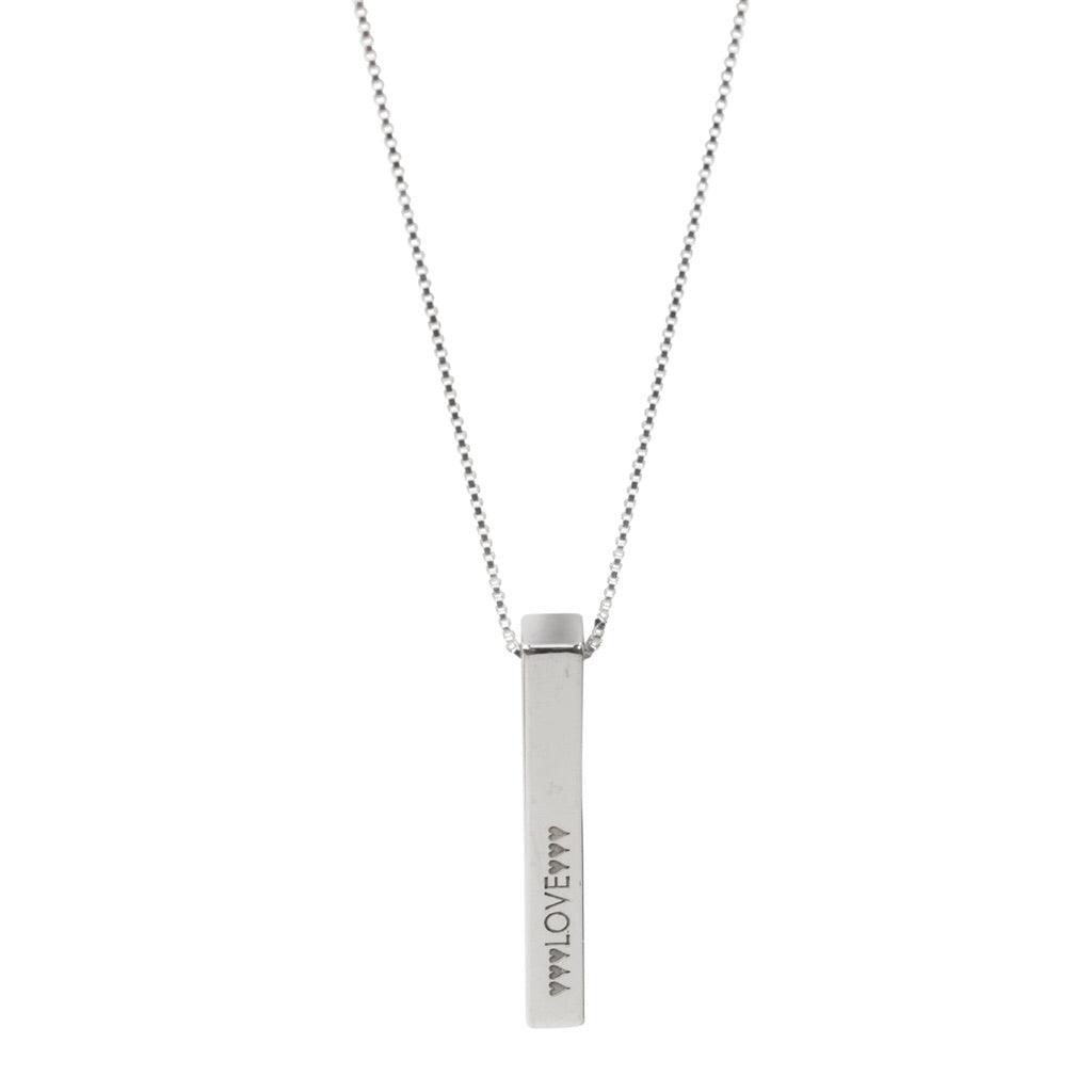 Personalised Vertical Bar Necklace - Anna Lou of London