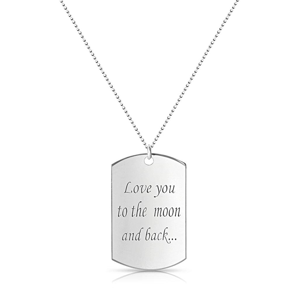 Inspirational Tag Necklace - Anna Lou of London