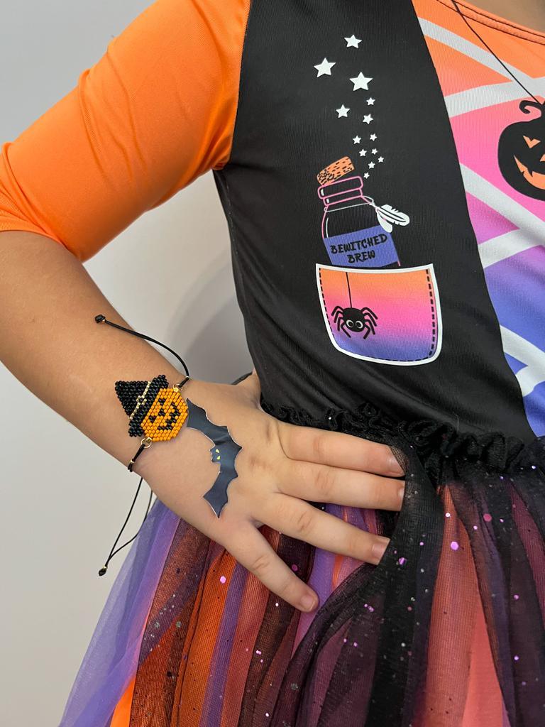 Halloween Miyuki bracelet - Anna Lou of London