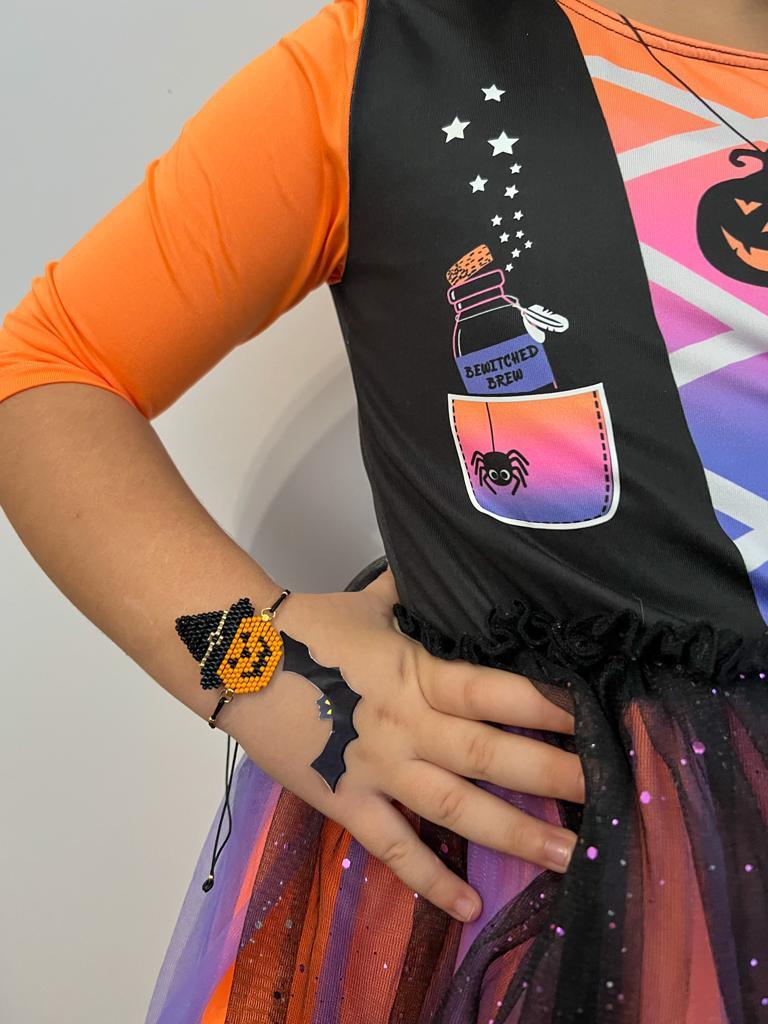 Halloween Miyuki bracelet - Anna Lou of London