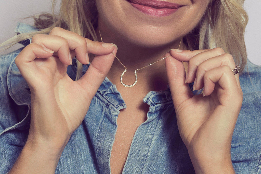 Serendipitous horseshoe necklace - Anna Lou of London