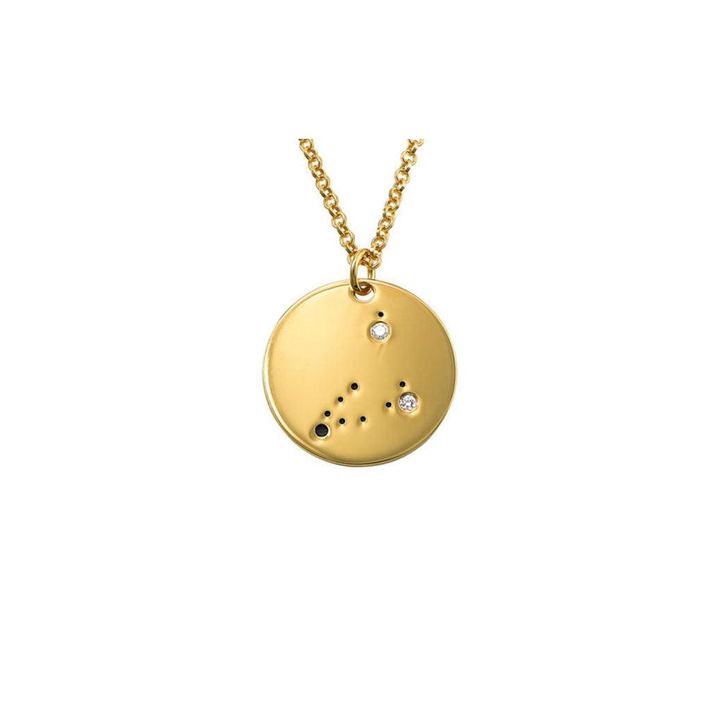 Capricorn Constellation Diamond Necklace - Anna Lou of London