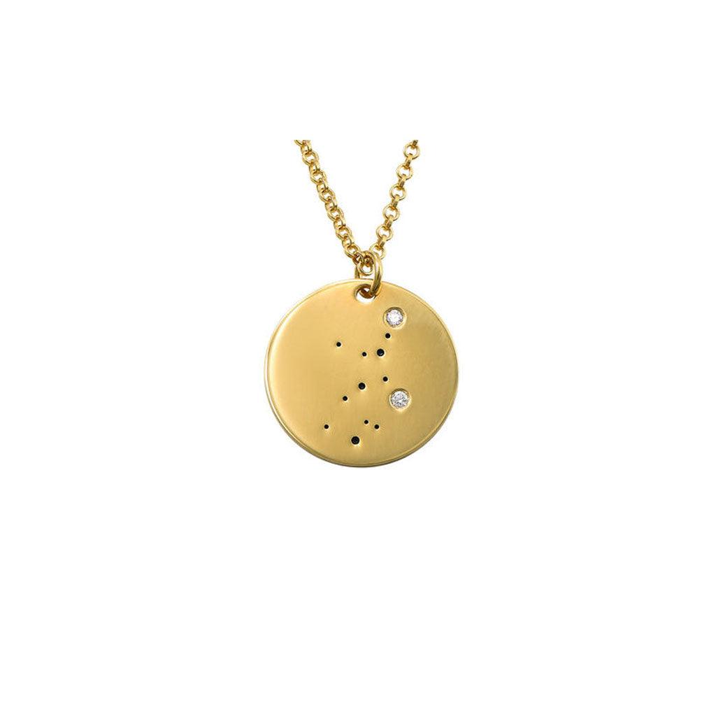 Virgo Constellation Diamond Necklace - Anna Lou of London