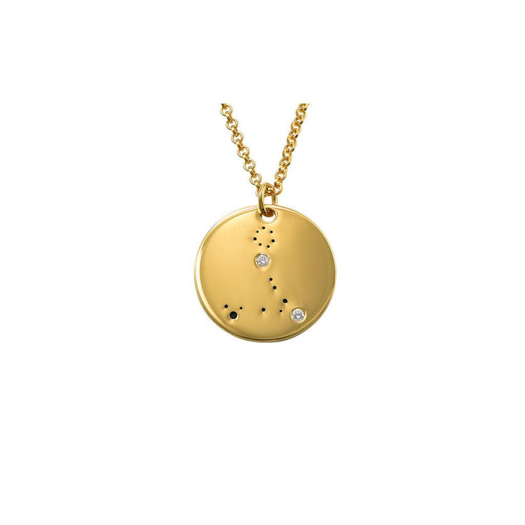 Pisces Constellation Diamond Necklace - Anna Lou of London