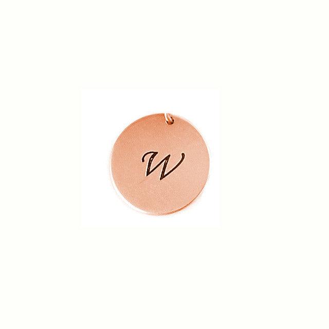 Initial Disc Charm - Anna Lou of London