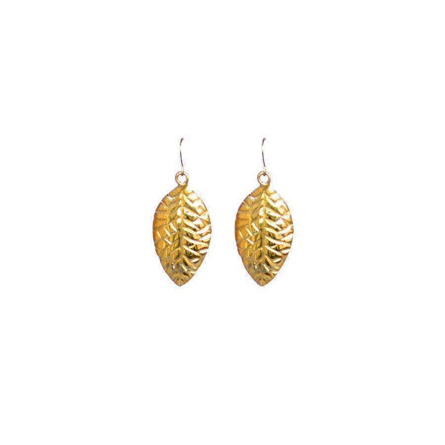 Woodland Leaf Earrings - Anna Lou of London