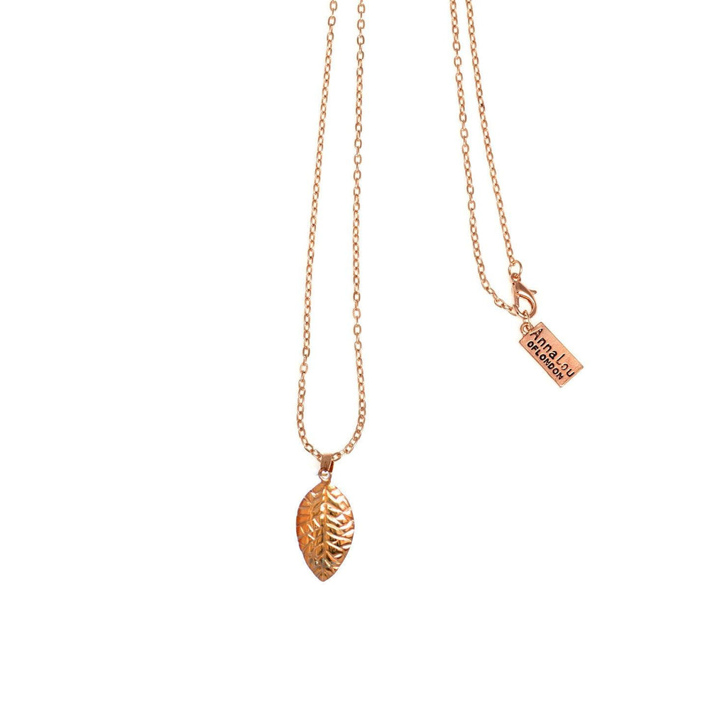 Woodland leaf Necklace - Anna Lou of London