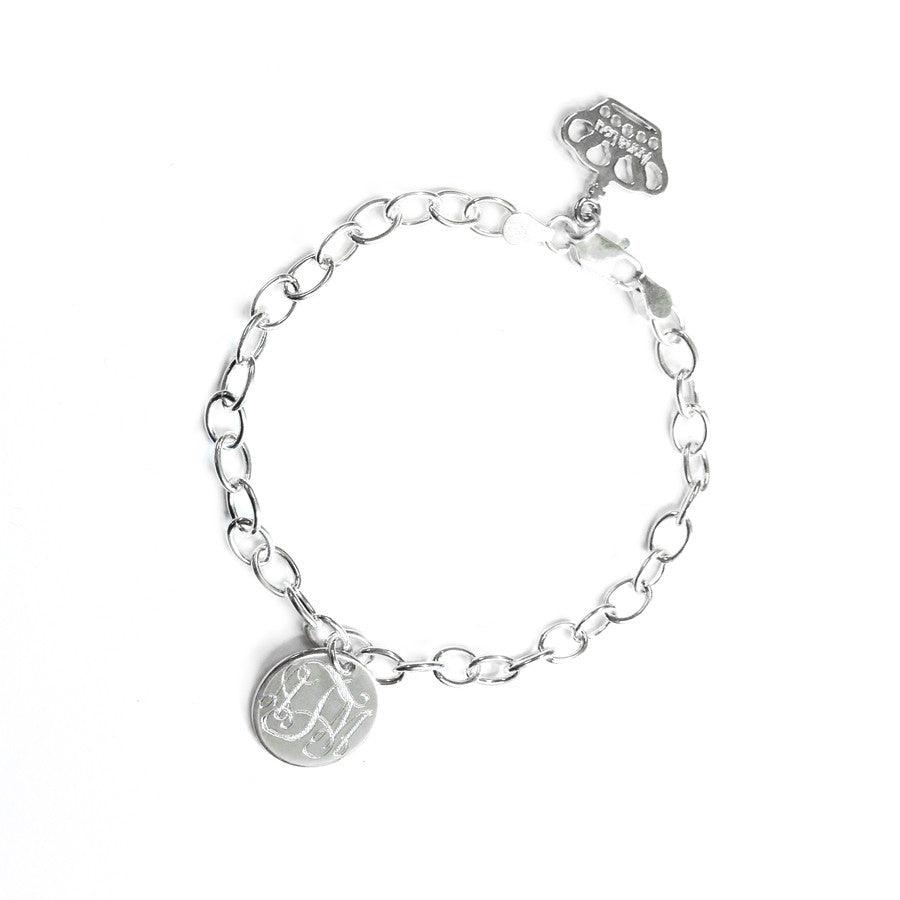 Monogram Statement Anklet - Anna Lou of London