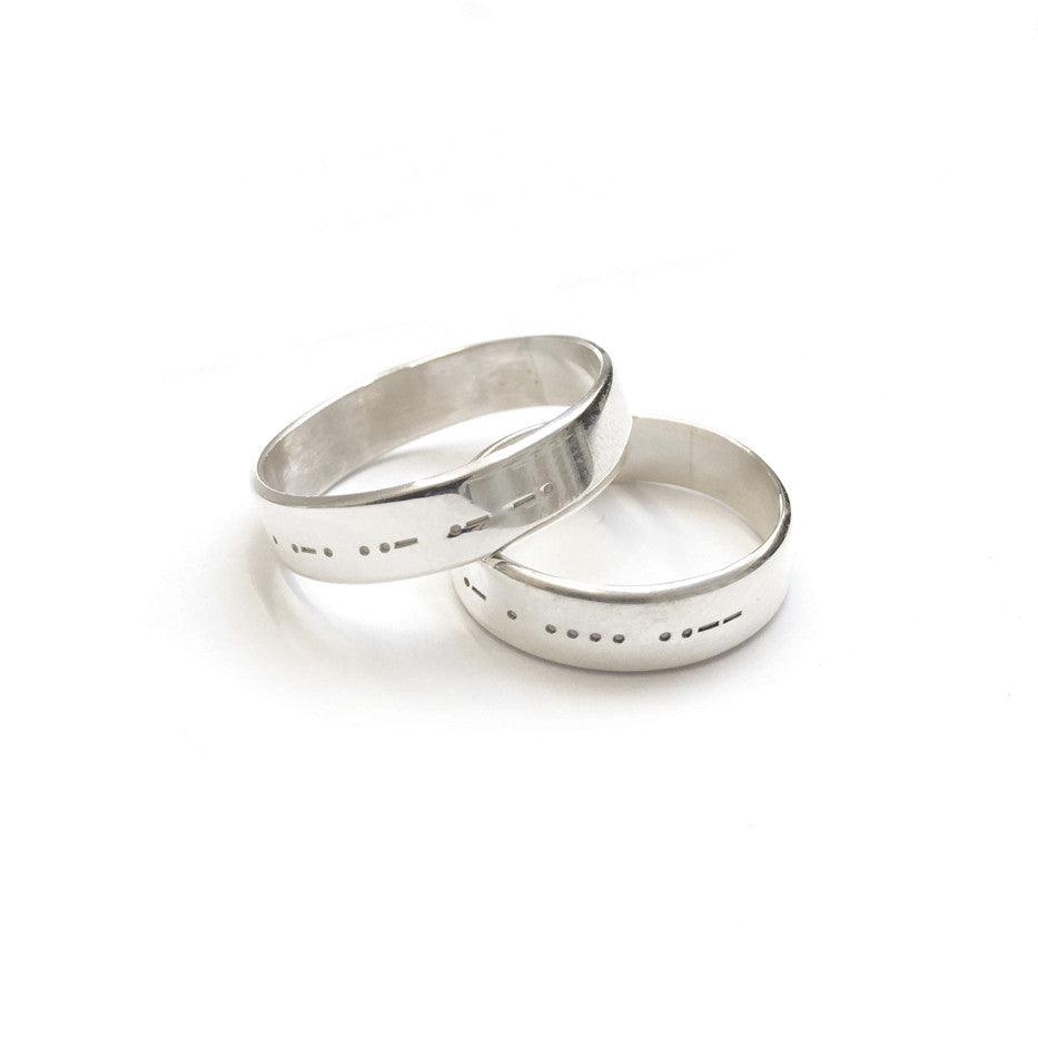 Morse Code Ring - Anna Lou of London