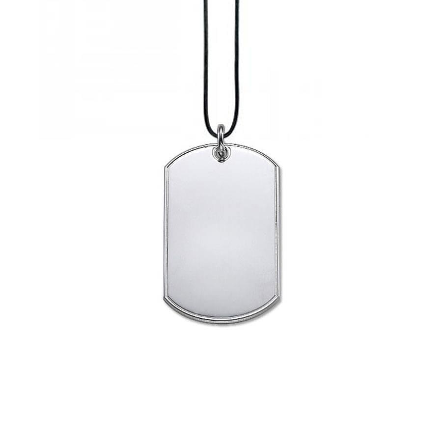 Men's Message Leather Necklace | Fast Delivery Crafted by Silvery