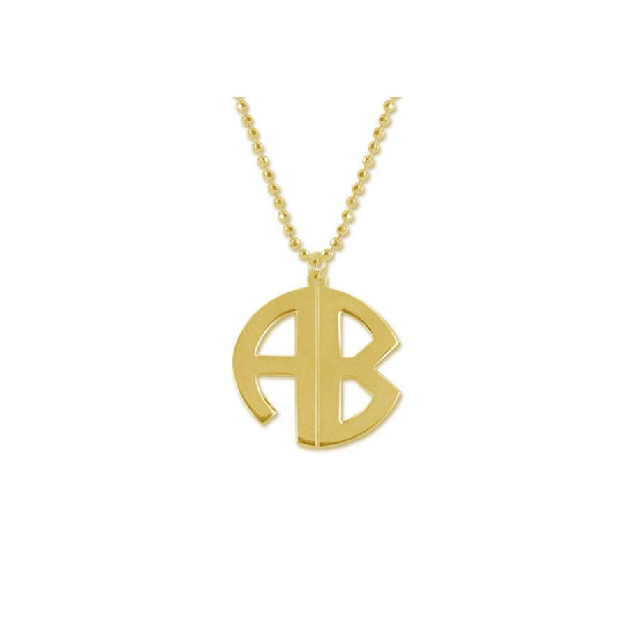 Personalised Men's Monogram Necklace - Anna Lou of London