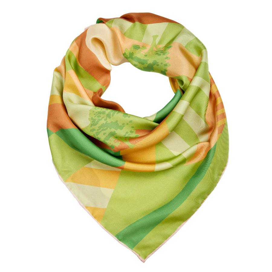 Grassland Silk Scarf - Anna Lou of London